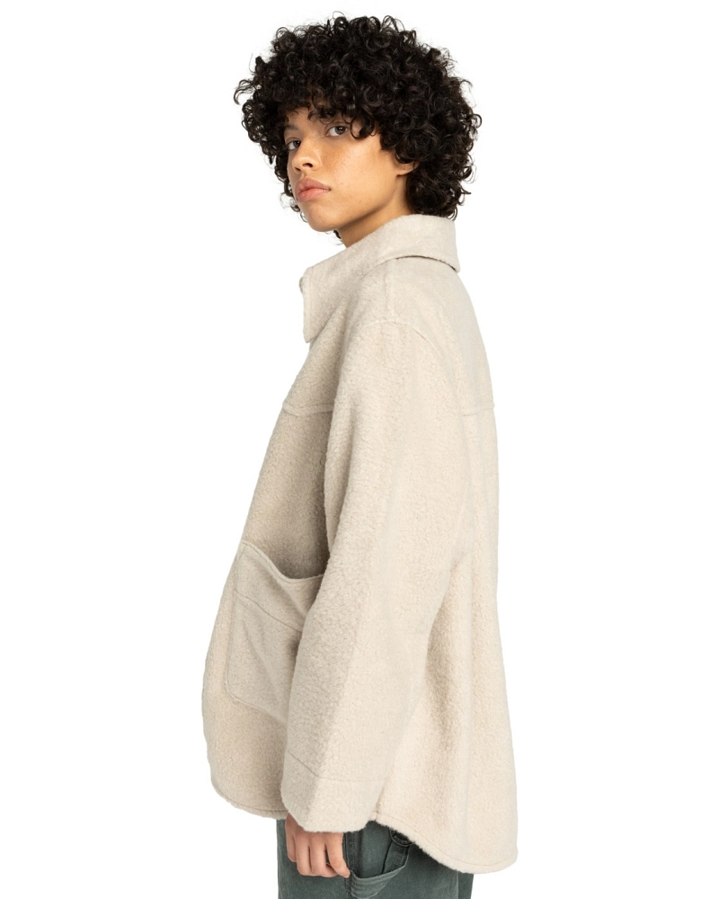 Overshirt Shepherd Fleece Oversize - Crudo/Beige Overshirt Shepherd Fleece Oversize - Crudo/Beige