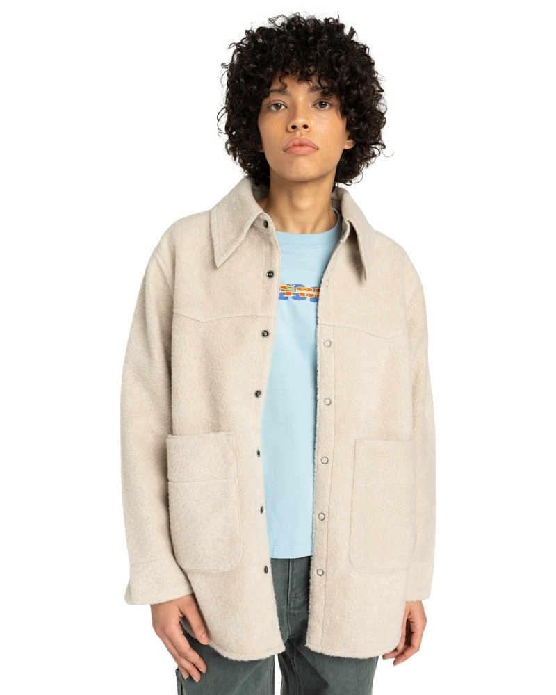 Overshirt Shepherd Fleece Oversize - Crudo/Beige Overshirt Shepherd Fleece Oversize - Crudo/Beige