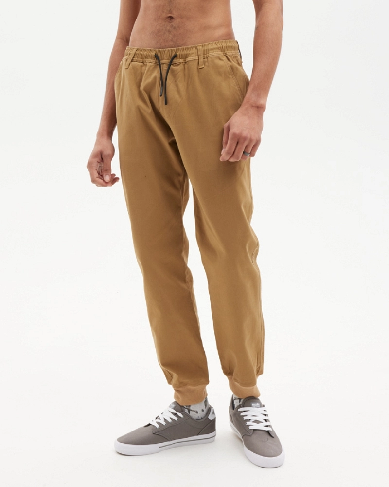 Pantalón Jogger Hydroponic Camel con Cordón Pantalón Jogger Hydroponic Camel con Cordón