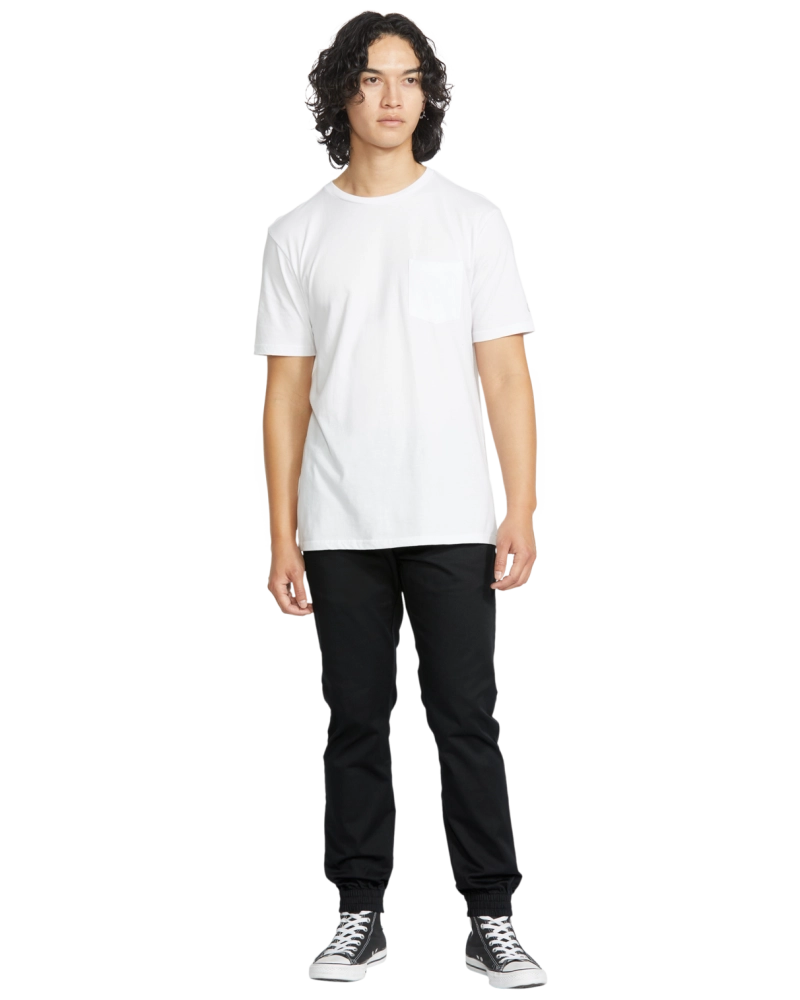 Pantalón Jogger Volcom Frickin Slim Negro Pantalón Jogger Volcom Frickin Slim Negro