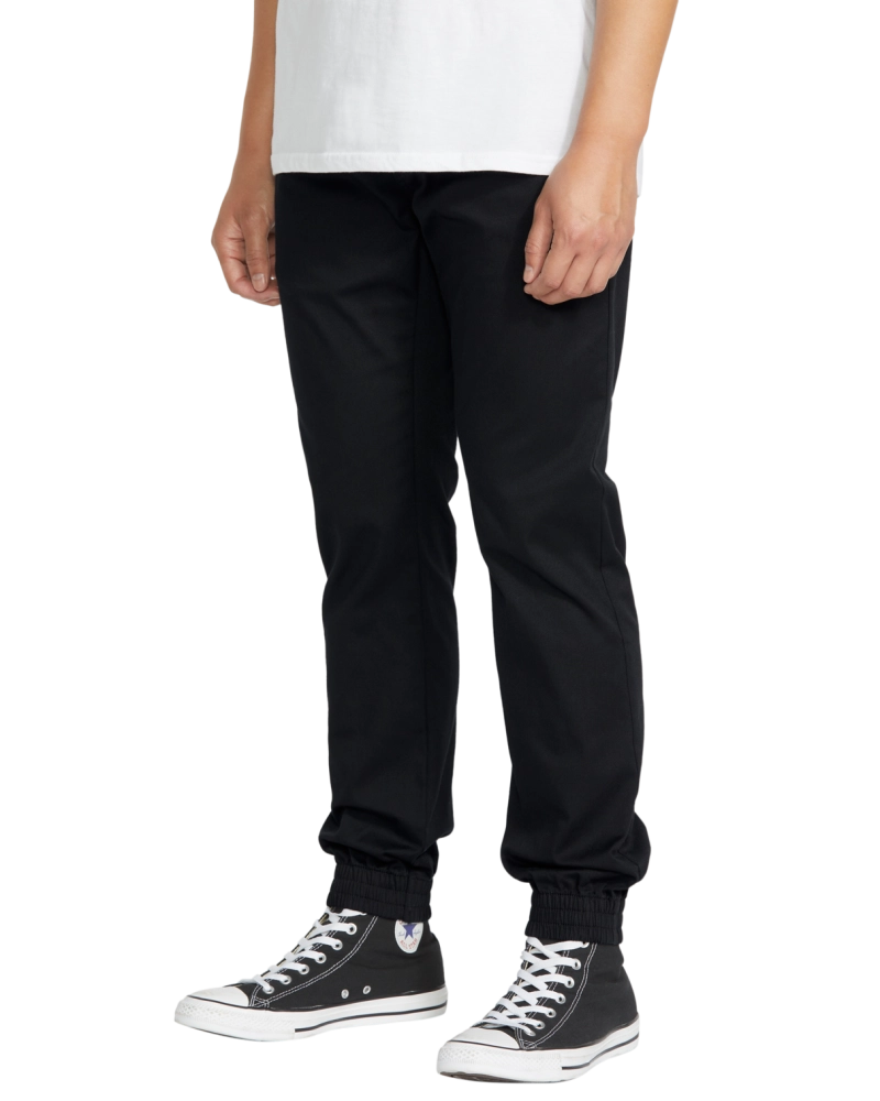 Pantalón Jogger Volcom Frickin Slim Negro Pantalón Jogger Volcom Frickin Slim Negro