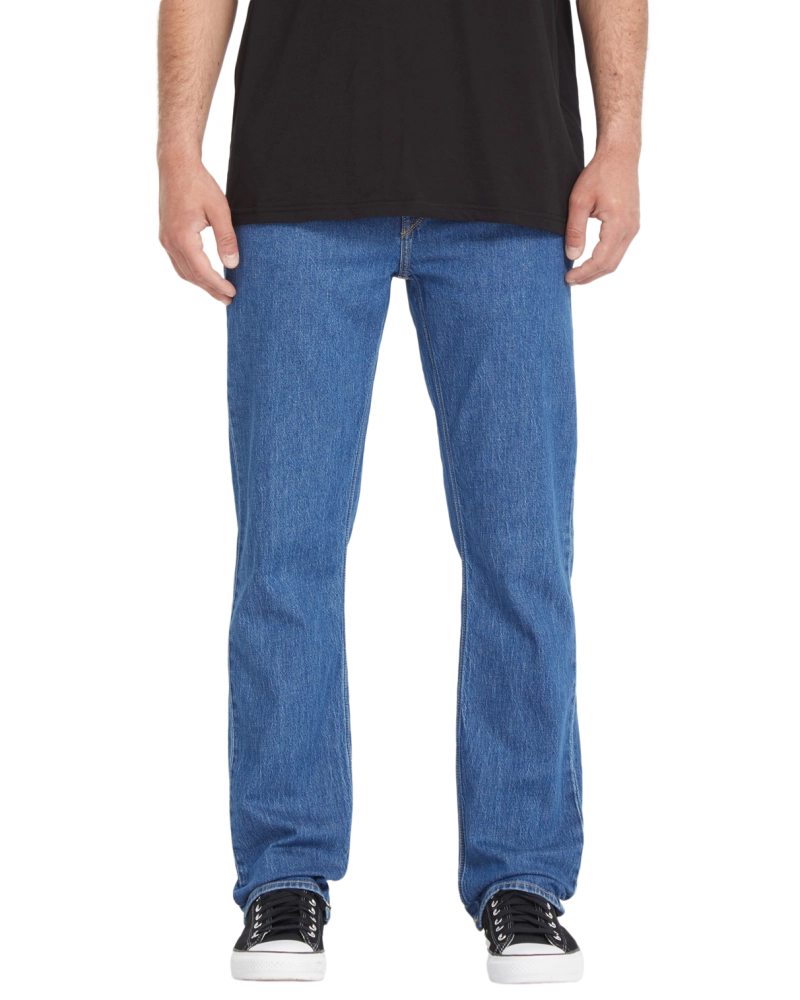 Pantalón Vaquero Volcom Solver Modern Straight - Denim Azul Pantalón Vaquero Volcom Solver Modern Straight - Denim Azul