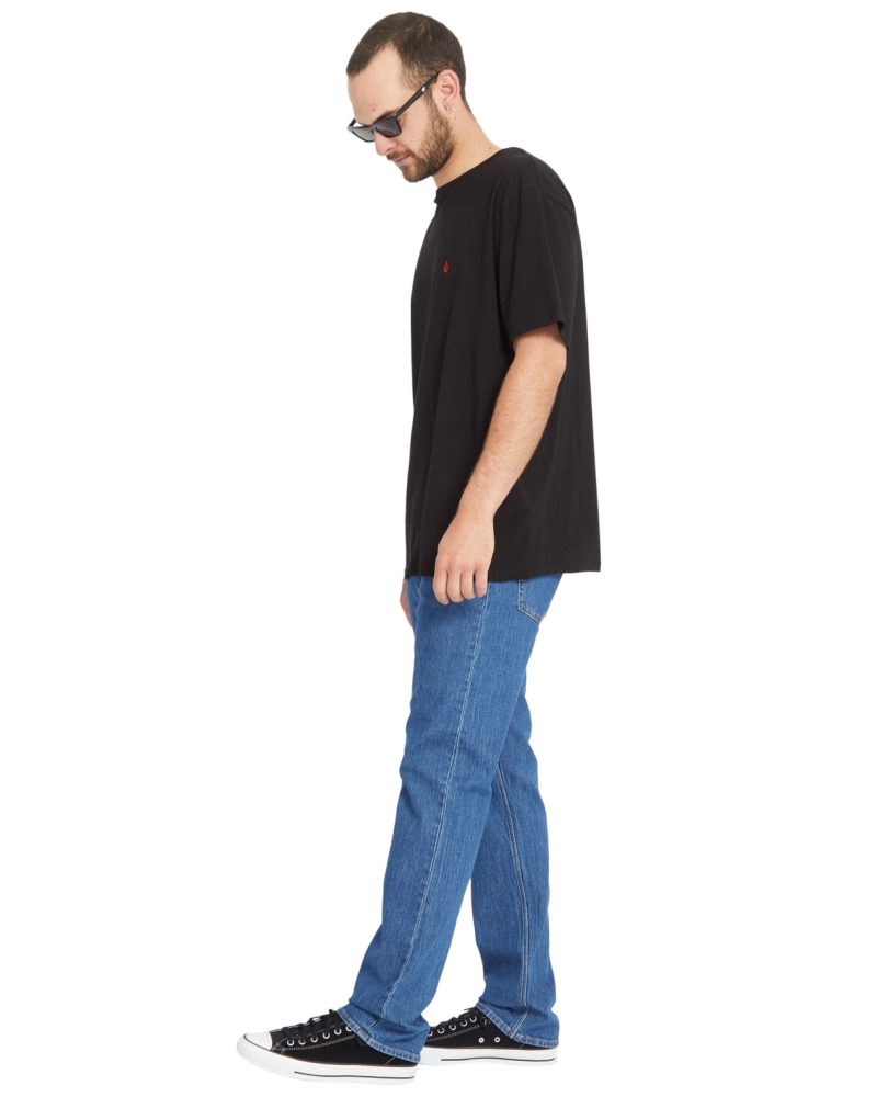 Pantalón Vaquero Volcom Solver Modern Straight - Denim Azul Pantalón Vaquero Volcom Solver Modern Straight - Denim Azul