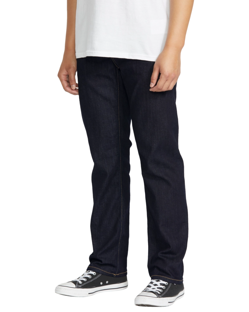 Pantalón Vaquero Volcom Solver Modern Straight - Denim Azul Oscuro