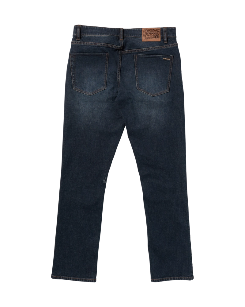 Pantalón Vaquero Volcom Solver Modern Straight - Denim Azul Oscuro Pantalón Vaquero Volcom Solver Modern Straight - Denim Azul Oscuro