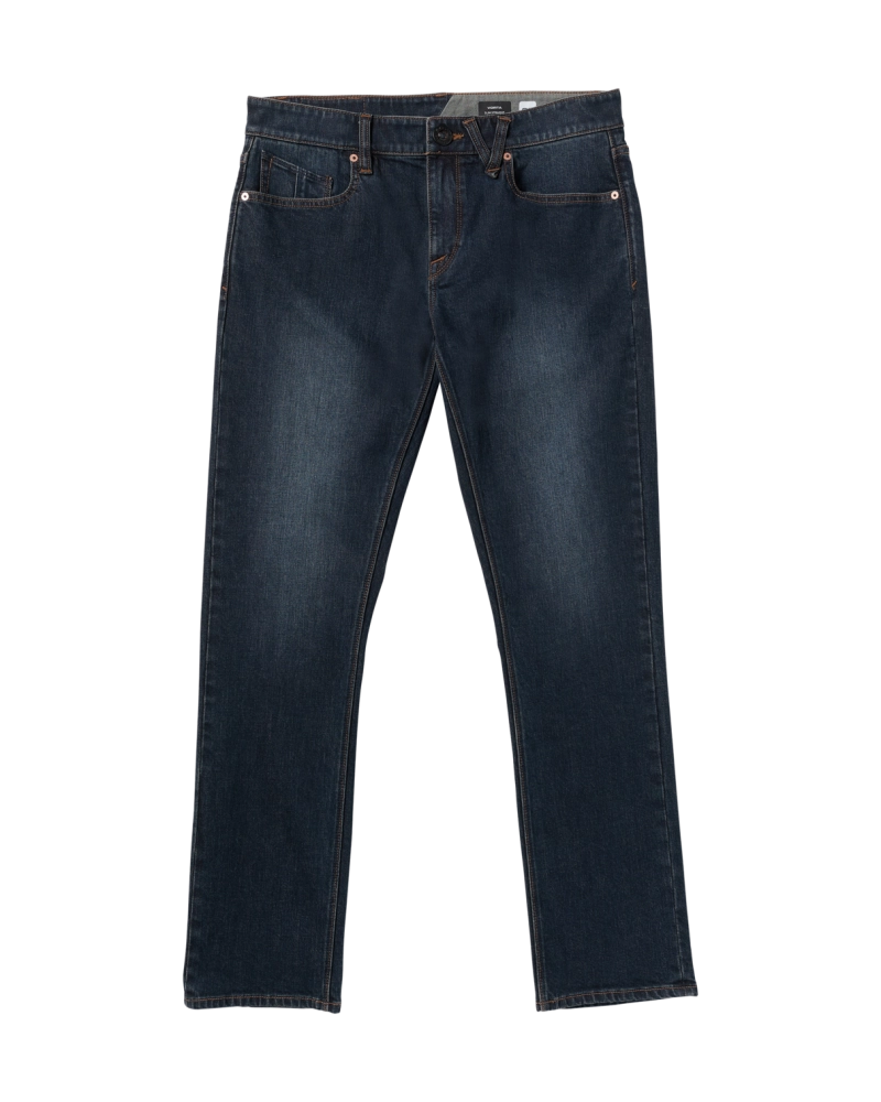 Pantalón Vaquero Volcom Solver Modern Straight - Denim Azul Oscuro Pantalón Vaquero Volcom Solver Modern Straight - Denim Azul Oscuro