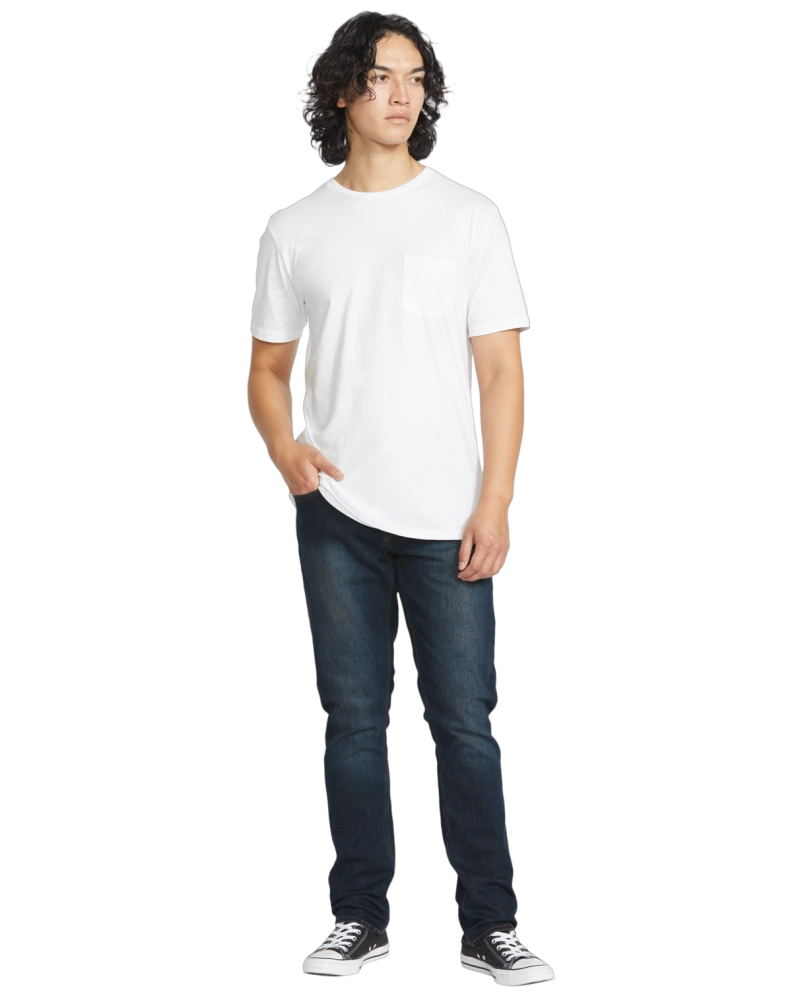 Pantalón Vaquero Volcom Solver Modern Straight - Denim Azul Oscuro Pantalón Vaquero Volcom Solver Modern Straight - Denim Azul Oscuro