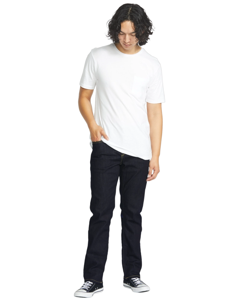 Pantalón Vaquero Volcom Solver Modern Straight - Denim Azul Oscuro