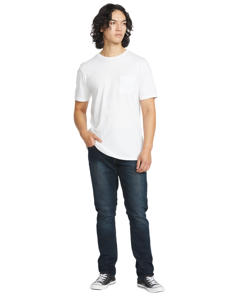 Pantalón Vaquero Volcom Solver Modern Straight - Denim Azul Oscuro Pantalón Vaquero Volcom Solver Modern Straight - Denim Azul Oscuro