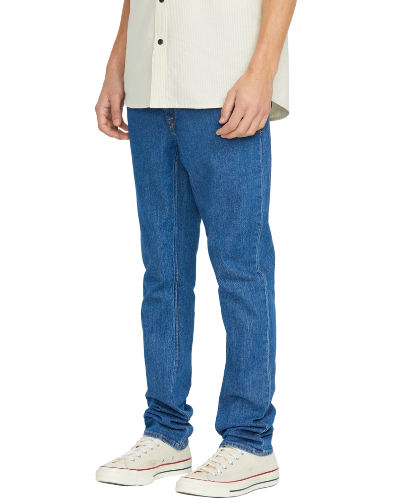 Pantalón Vaquero Volcom Vorta Slim Straight | Denim Azul Pantalón Vaquero Volcom Vorta Slim Straight | Denim Azul