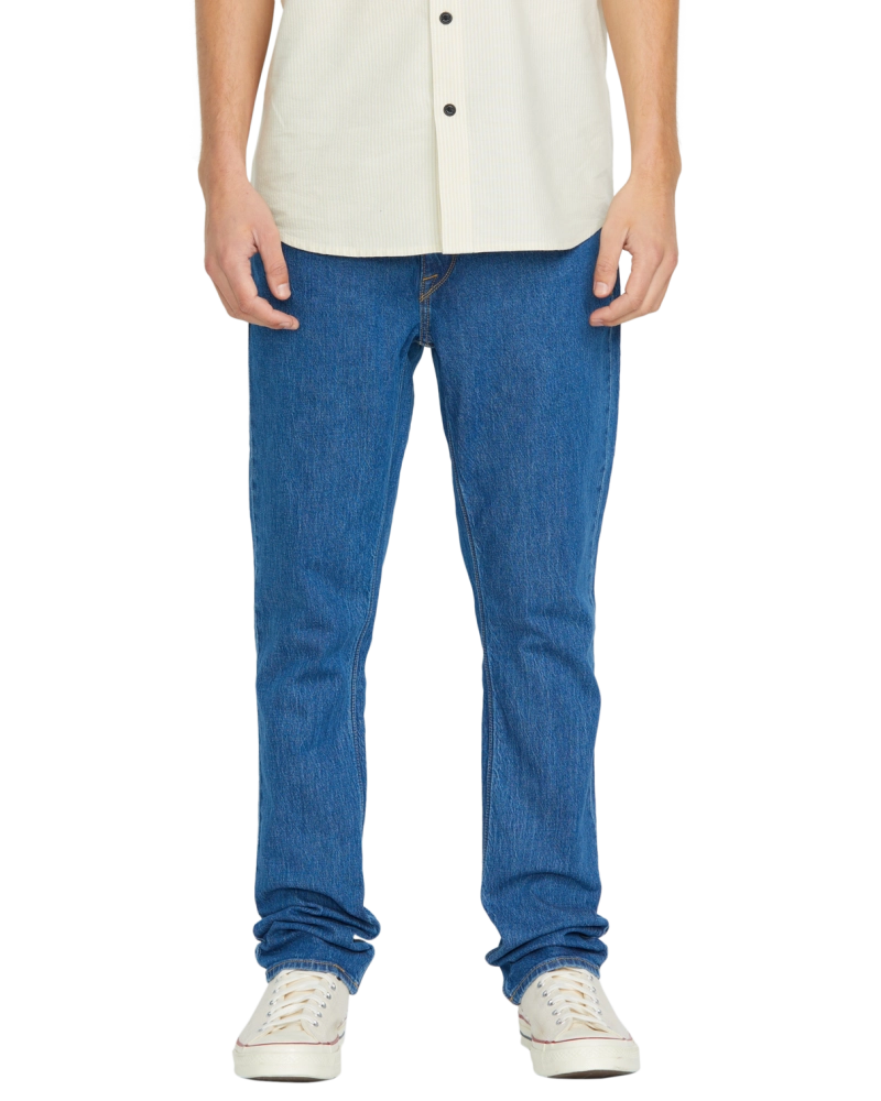 Pantalón Vaquero Volcom Vorta Slim Straight | Denim Azul Pantalón Vaquero Volcom Vorta Slim Straight | Denim Azul