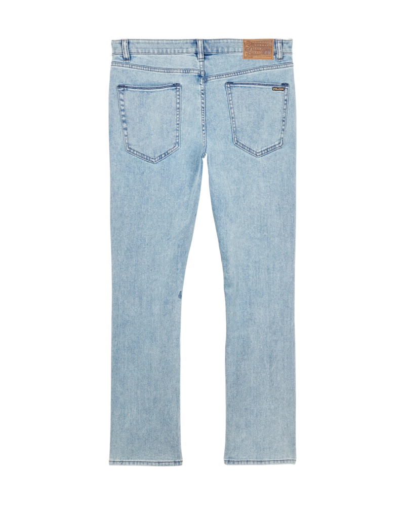 Pantalón Vaquero Volcom Vorta Slim Straight - Denim Azul Claro