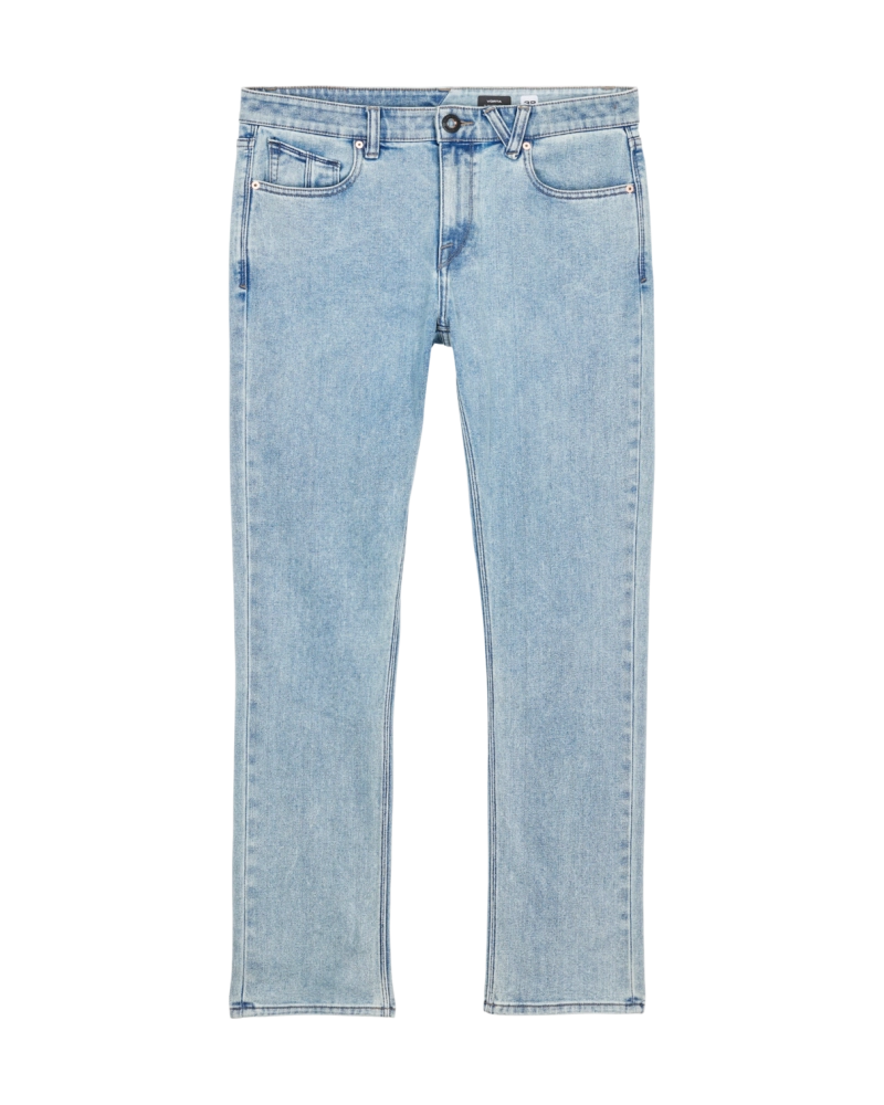 Pantalón Vaquero Volcom Vorta Slim Straight - Denim Azul Claro
