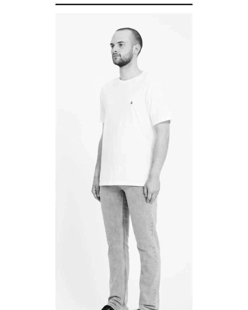 Pantalón Vaquero Volcom Vorta Slim Straight - Denim Azul Claro