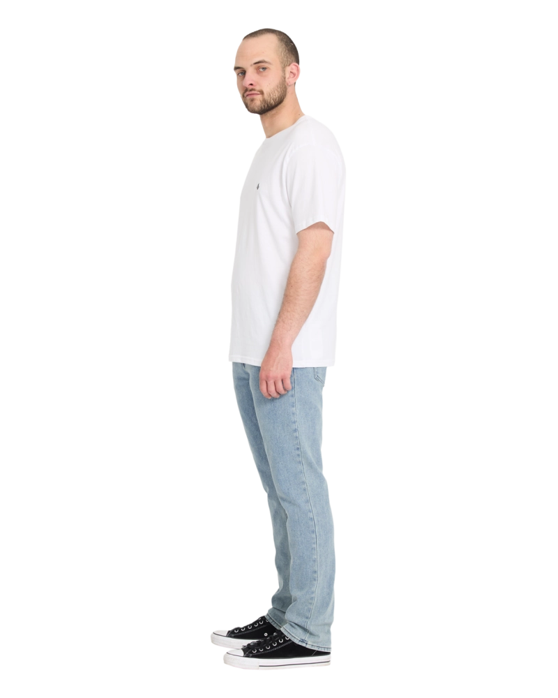 Pantalón Vaquero Volcom Vorta Slim Straight - Denim Azul Claro