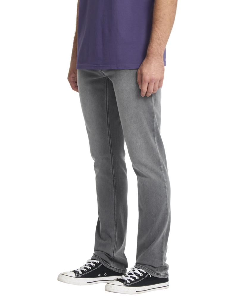 Pantalón Vaquero Volcom Vorta Slim Straight - Denim Gris