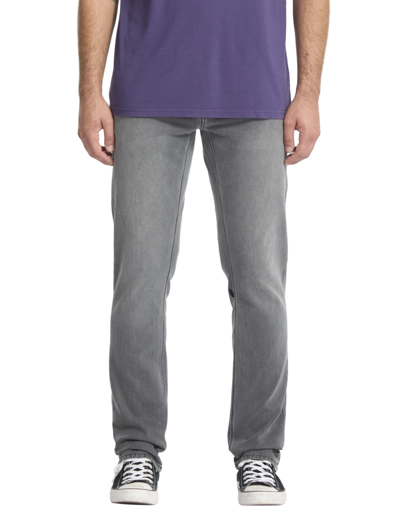 Pantalón Vaquero Volcom Vorta Slim Straight - Denim Gris