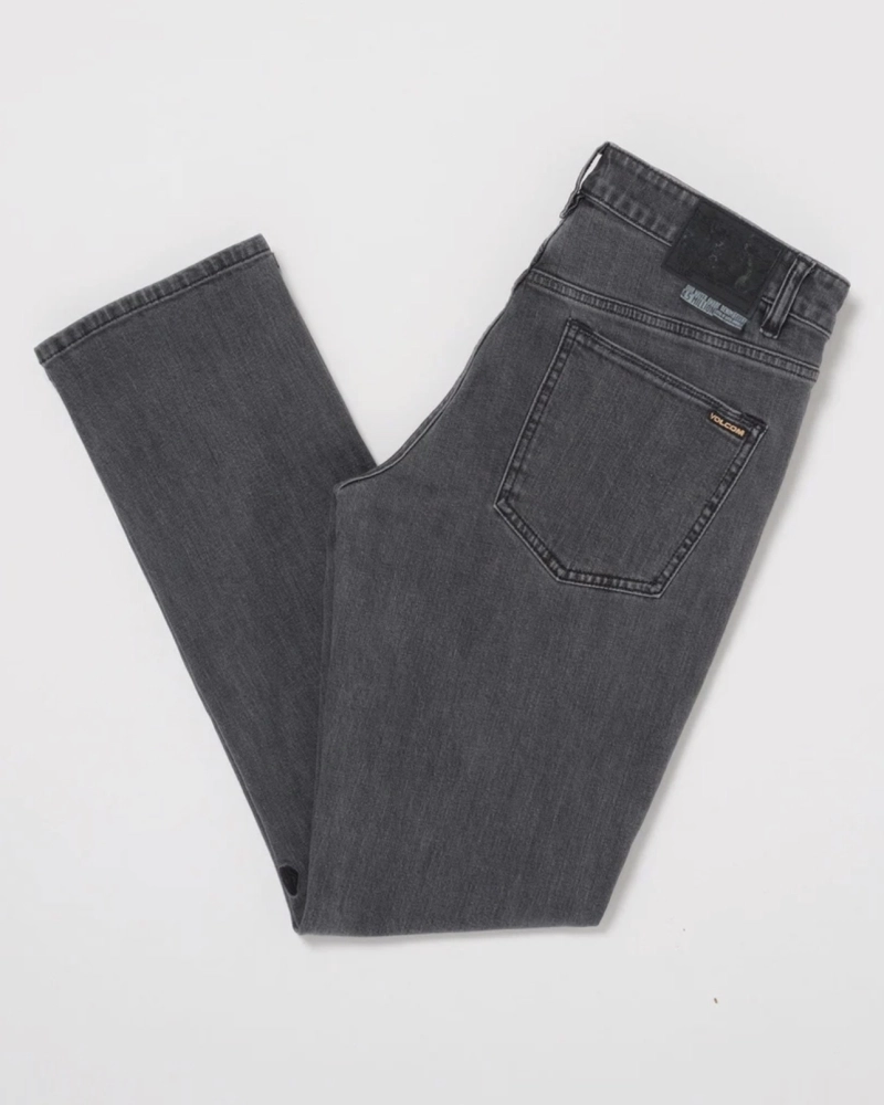 Pantalón Vaquero Volcom Vorta Slim Straight - Denim Gris