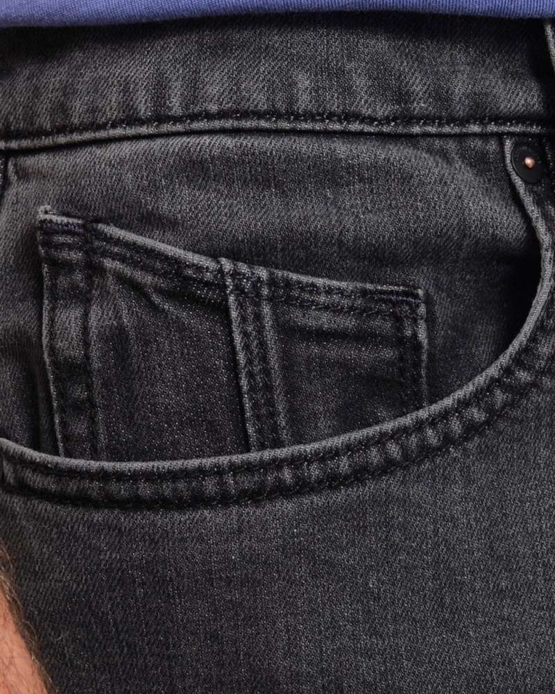 Pantalón Vaquero Volcom Vorta Slim Straight - Denim Gris