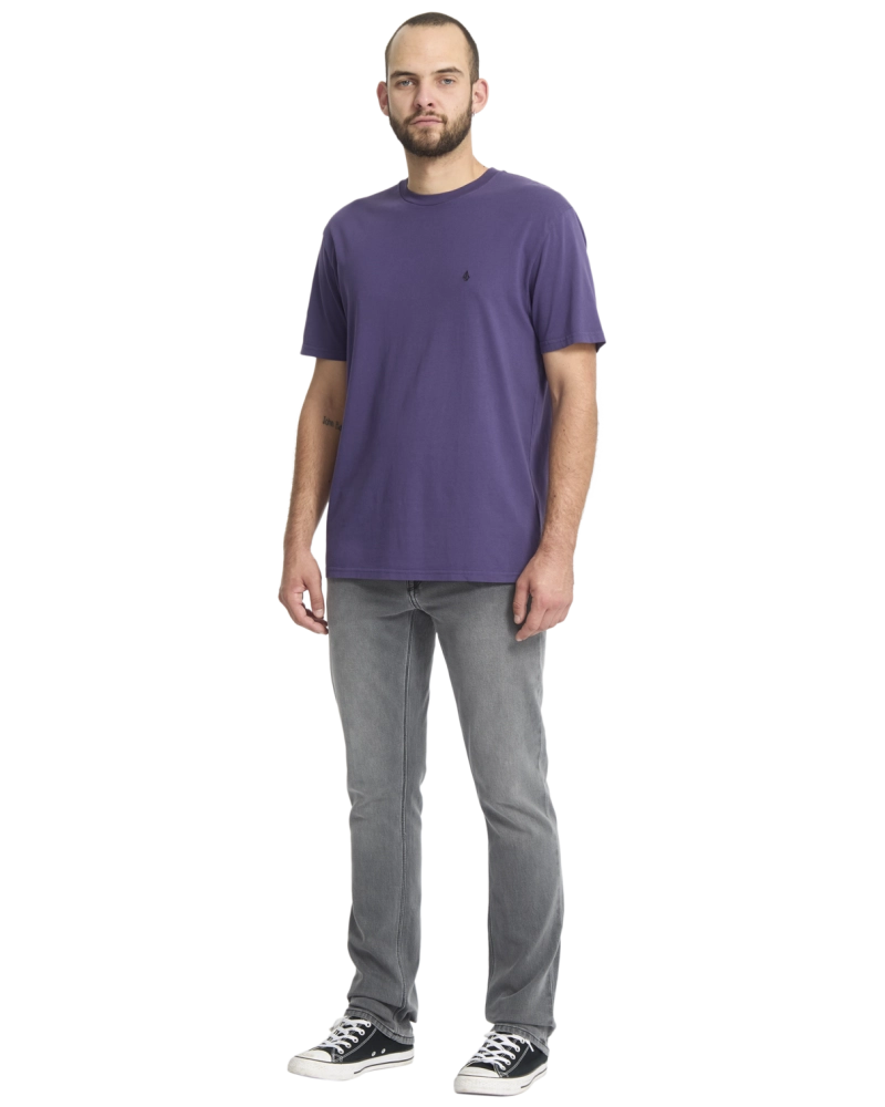 Pantalón Vaquero Volcom Vorta Slim Straight - Denim Gris