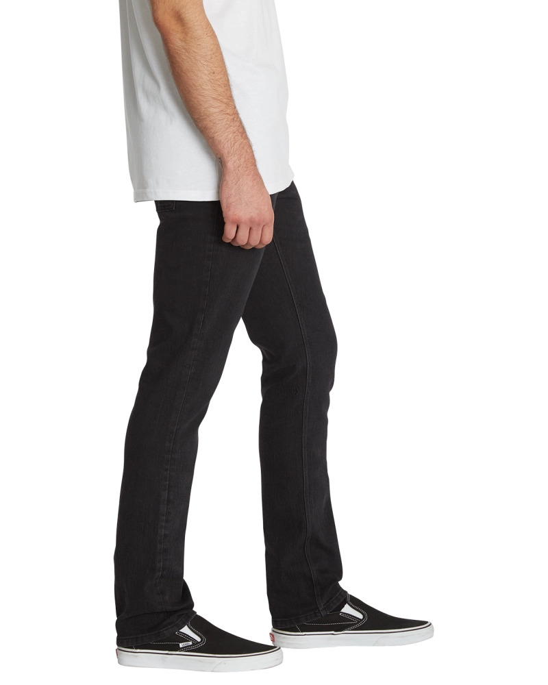 Pantalón Vaquero Volcom Vorta Slim Straight - Denim Negro Pantalón Vaquero Volcom Vorta Slim Straight - Denim Negro