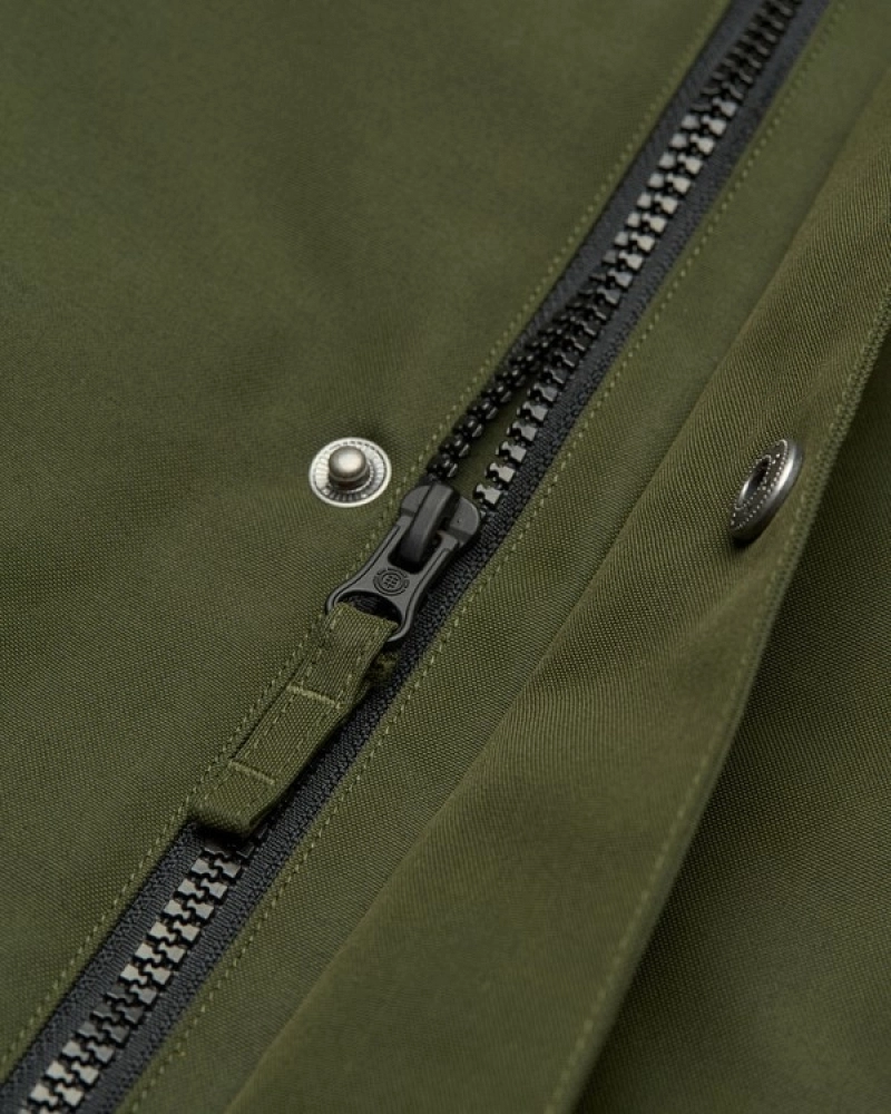 Parka Fishtail Element Hombre Verde Caqui Impermeable con Capucha Parka Fishtail Element Hombre Verde Caqui Impermeable con Capucha