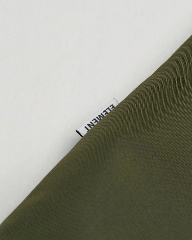 Parka Fishtail Element Hombre Verde Caqui Impermeable con Capucha Parka Fishtail Element Hombre Verde Caqui Impermeable con Capucha