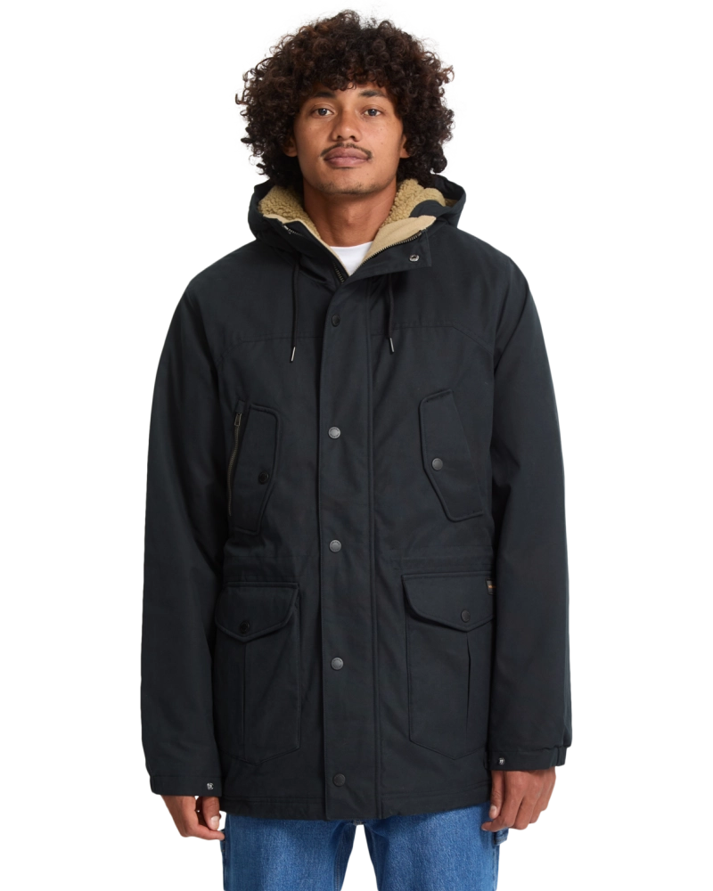 Parka Volcom Starget 5K Forro Sherpa | Negro