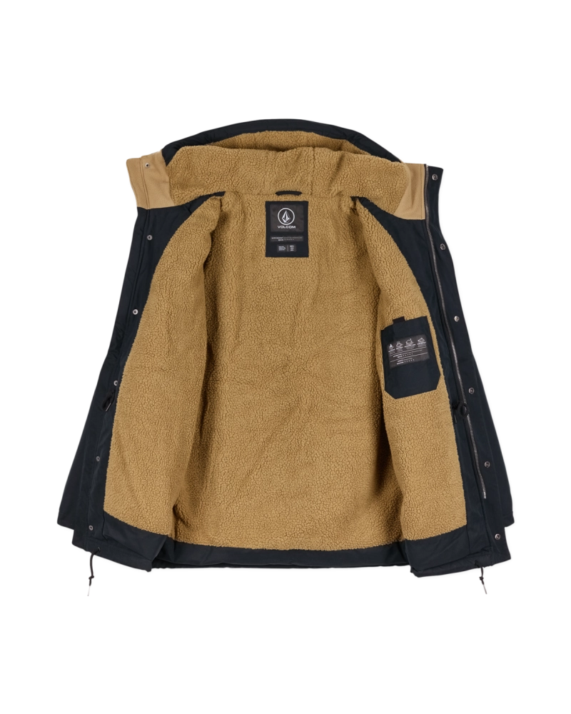Parka Volcom Starget 5K Forro Sherpa | Negro Parka Volcom Starget 5K Forro Sherpa | Negro