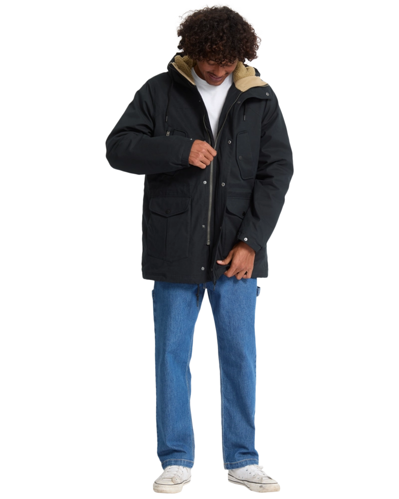 Parka Volcom Starget 5K Forro Sherpa | Negro Parka Volcom Starget 5K Forro Sherpa | Negro