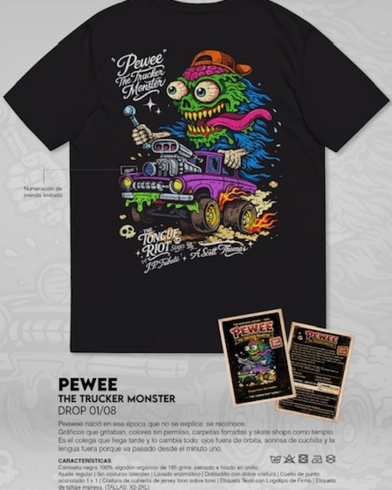 Pewee The Trucker Monster