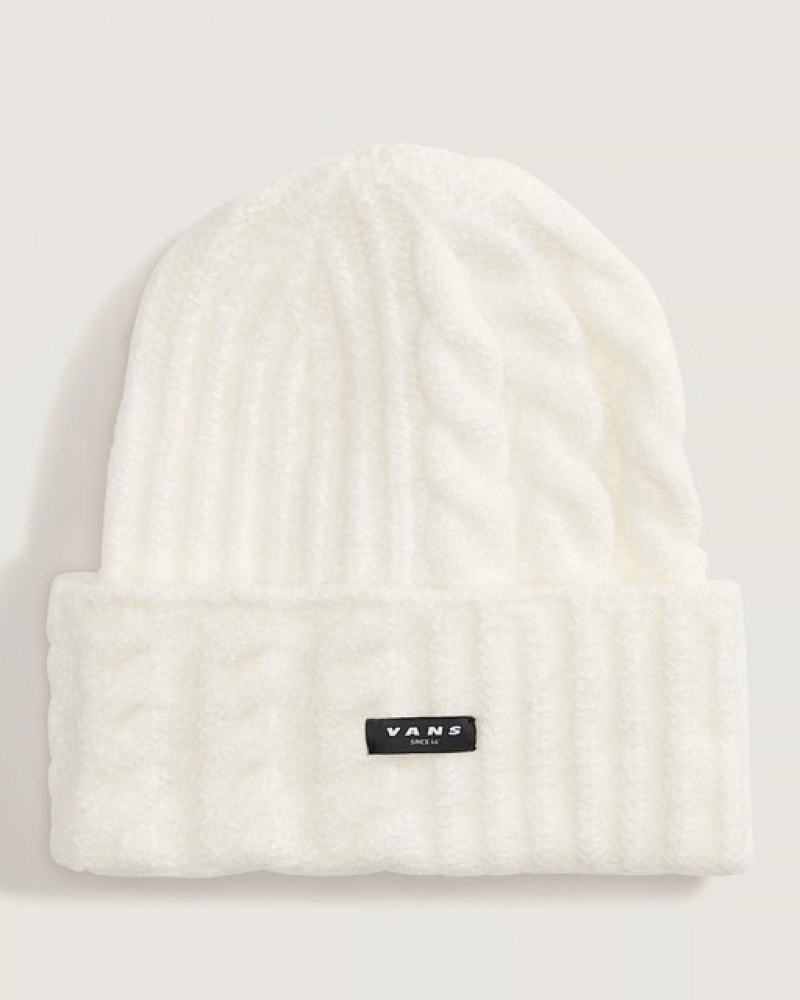 Revelle cuff beanie blanco