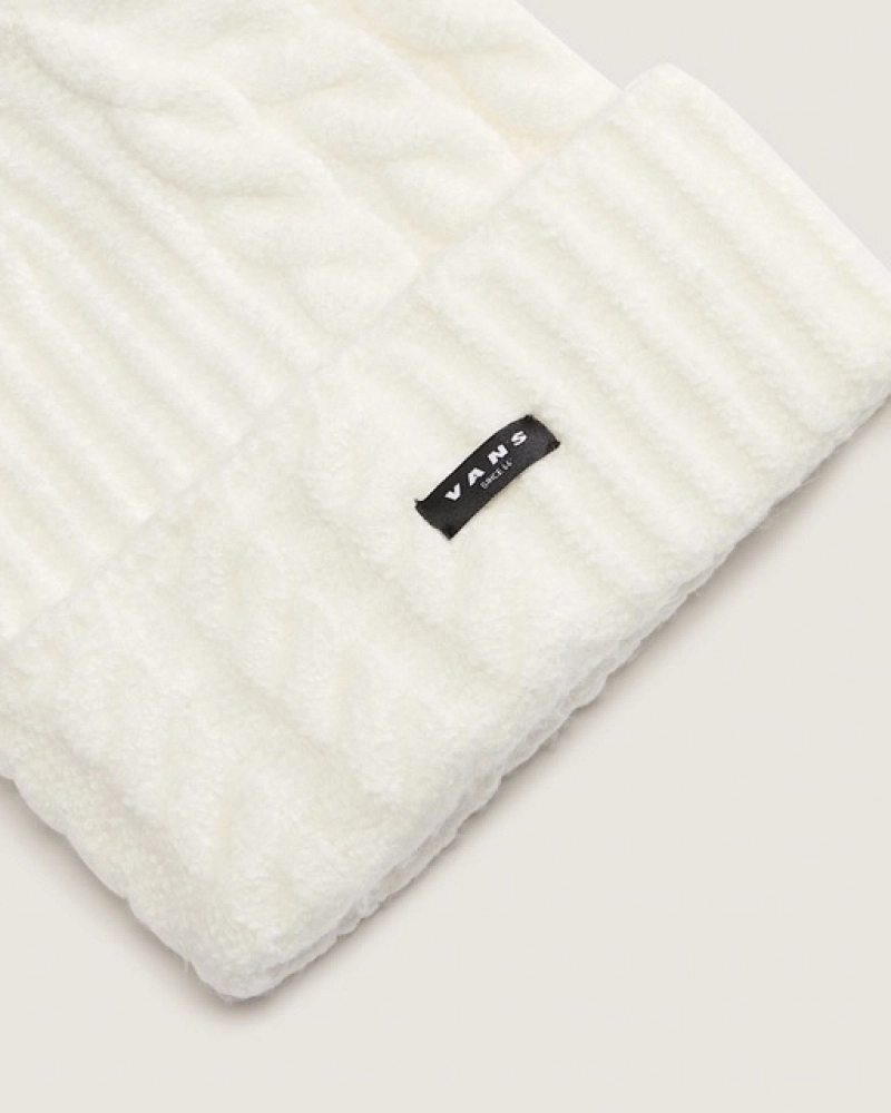 Revelle cuff beanie blanco