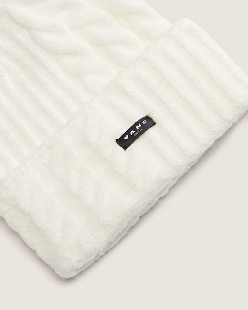 Revelle cuff beanie blanco