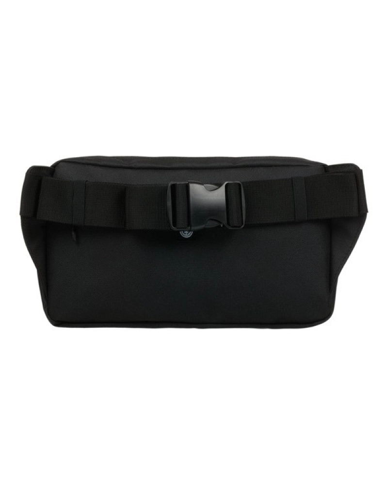 Riñonera Element Organizer Negra | Bolsa de Cintura Multibolsillo Unisex