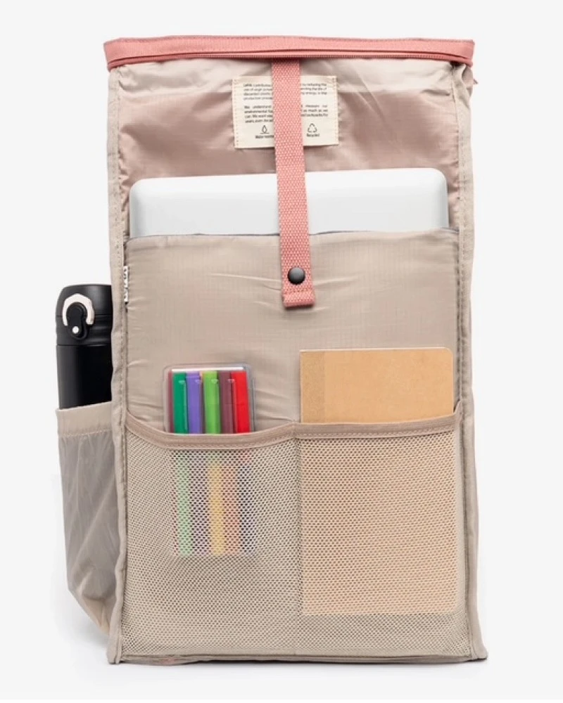 Roll mini backpack dust pink