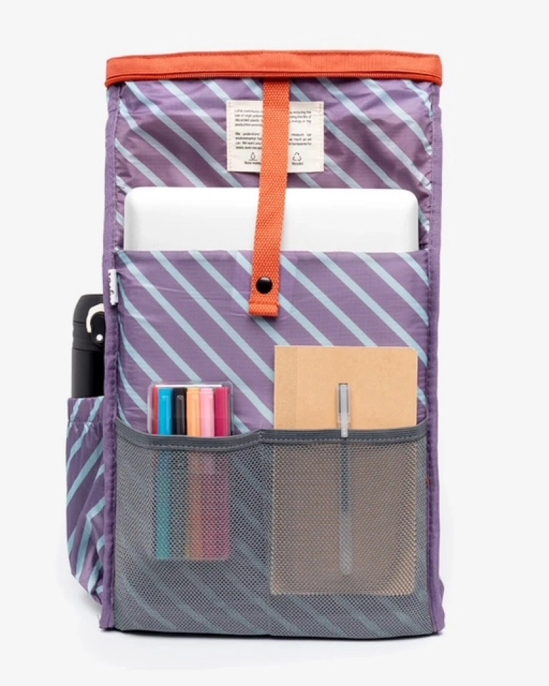 Roll mini stripes orange