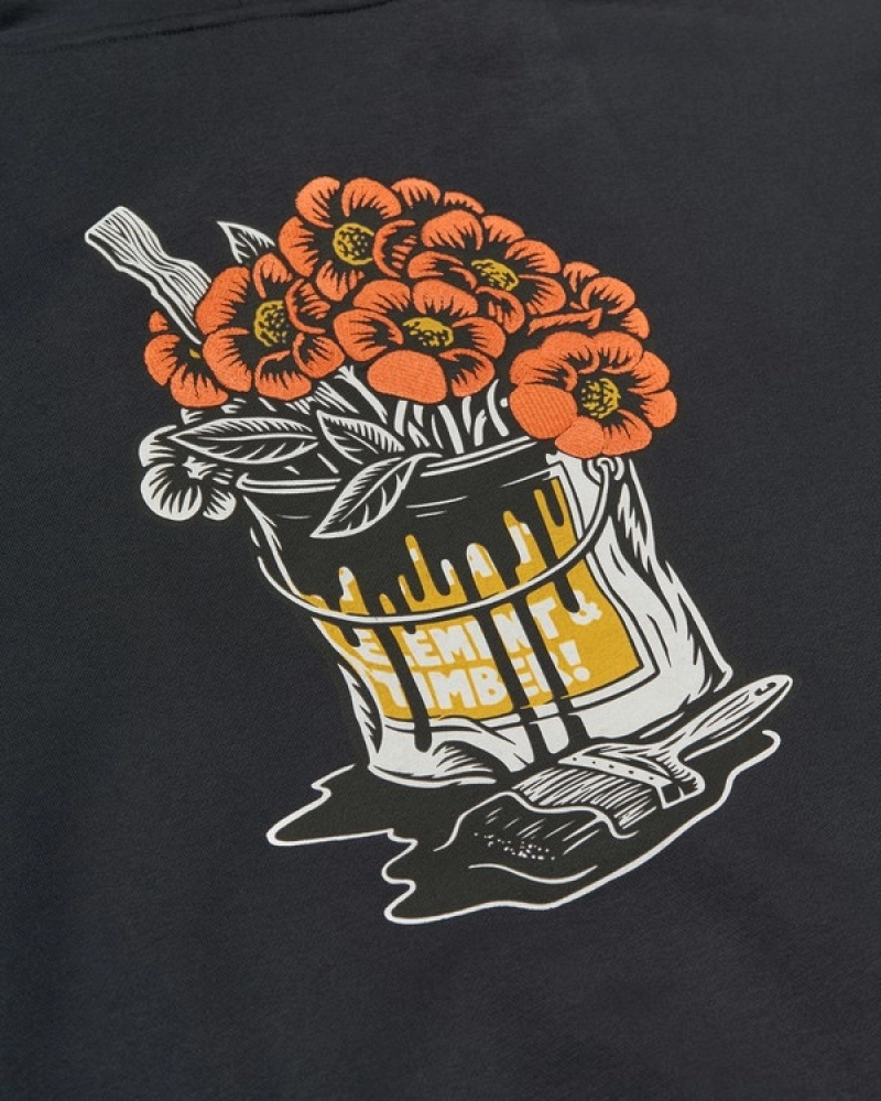 Sudadera Capucha Element x Timberi Flores Negra Sudadera Capucha Element x Timberi Flores Negra