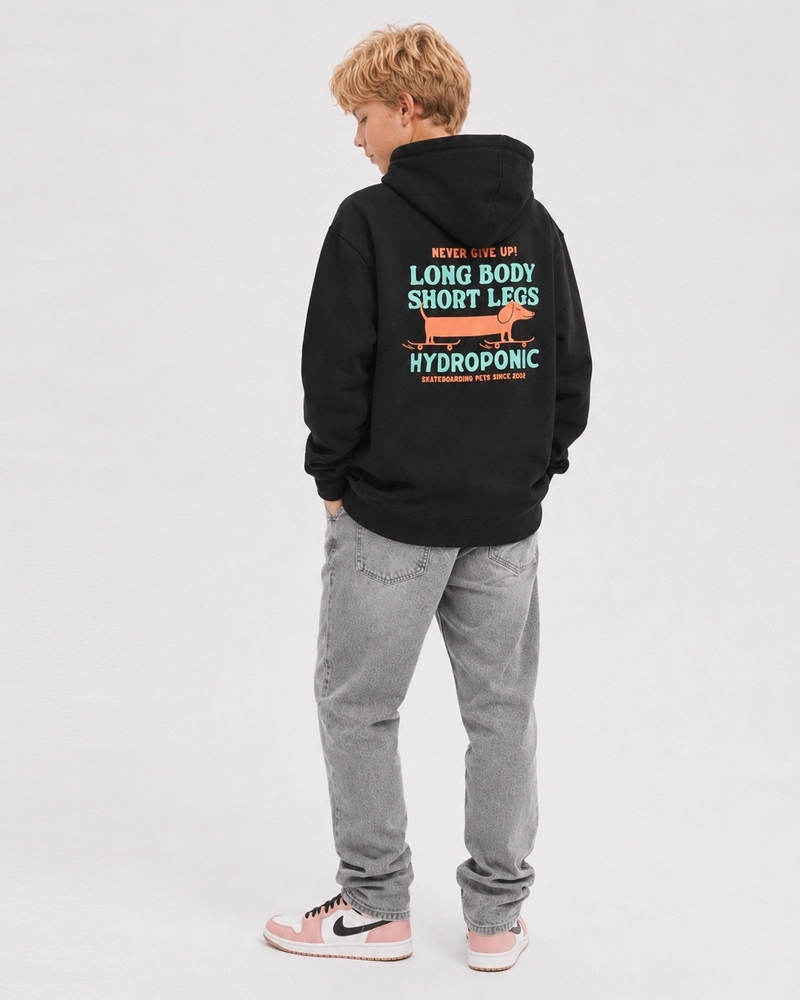 Sudadera con Capucha Infantil Hydroponic Long Body Short Legs Sudadera con Capucha Infantil Hydroponic Long Body Short Legs