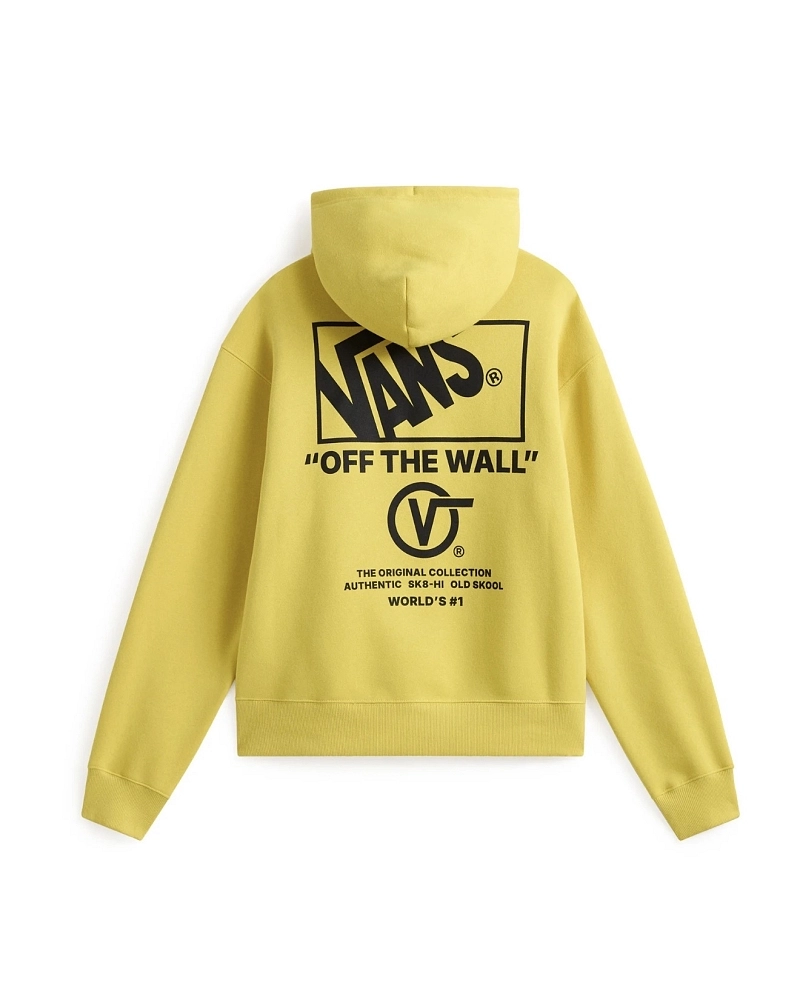 Sudadera con Capucha Vans Off The Wall Amarilla | Colección Original Sudadera con Capucha Vans Off The Wall Amarilla | Colección Original