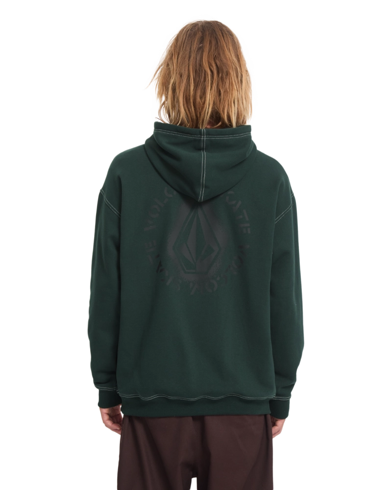 Sudadera con Capucha Volcom Stone Contraste - Verde Bosque