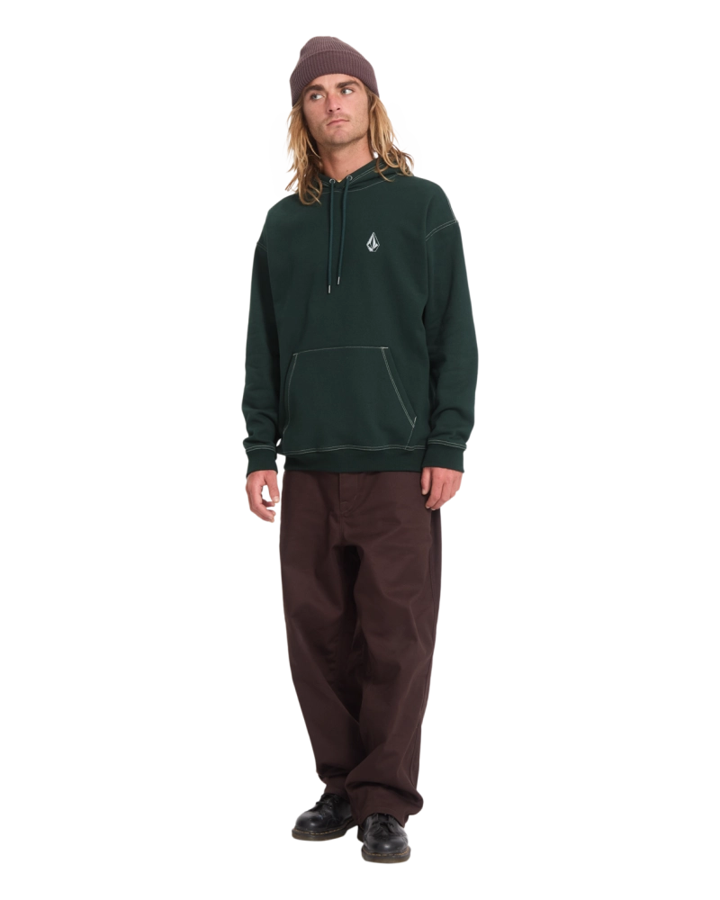 Sudadera con Capucha Volcom Stone Contraste - Verde Bosque