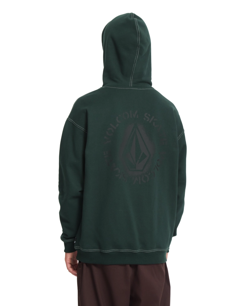 Sudadera con Capucha Volcom Stone Contraste - Verde Bosque