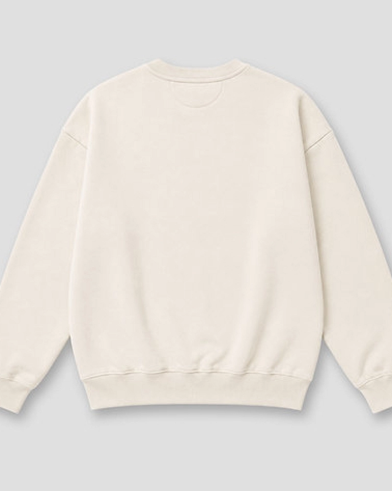 Sudadera Crewneck Beige Margarita Calavera – The Backyard Apparel
