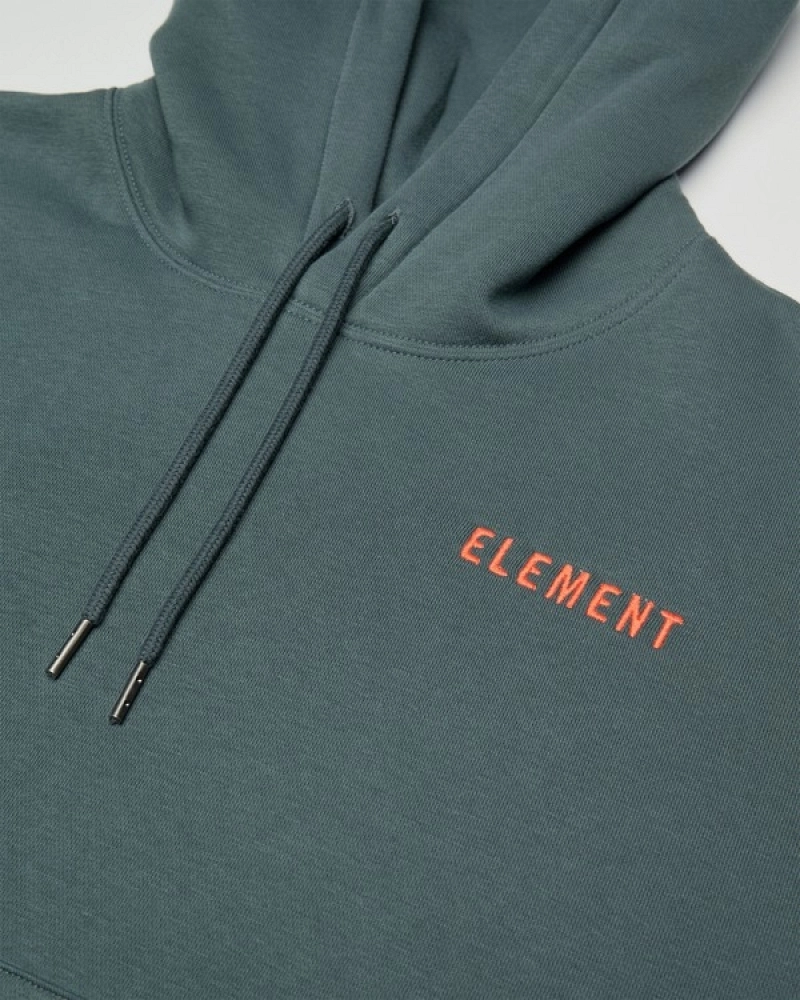 Sudadera Element Mujer Capucha Verde con Flores | Peace Of Mind Sudadera Element Mujer Capucha Verde con Flores | Peace Of Mind