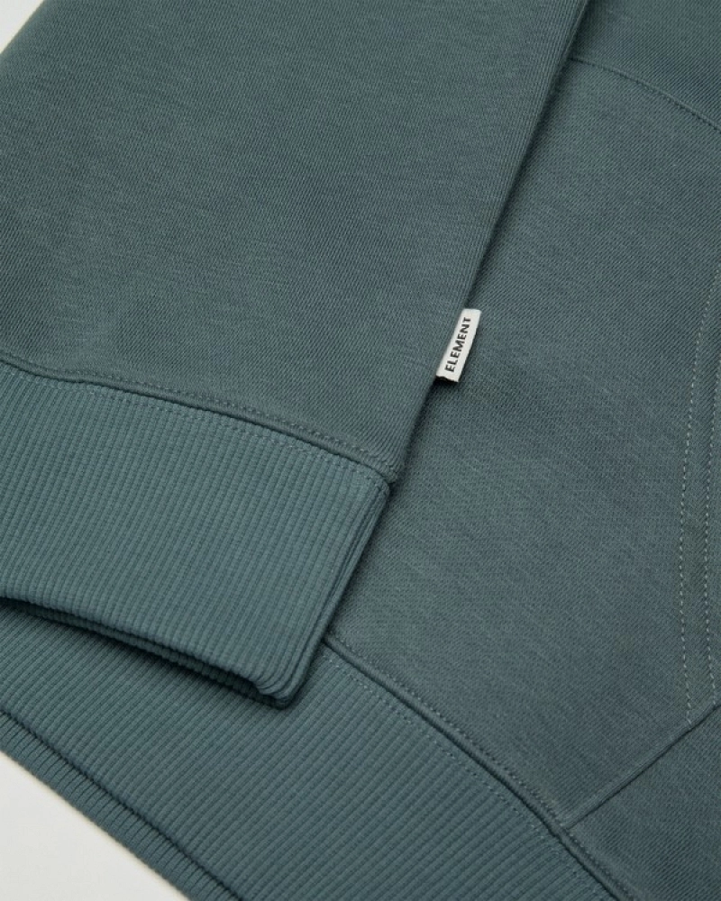 Sudadera Element Mujer Capucha Verde con Flores | Peace Of Mind Sudadera Element Mujer Capucha Verde con Flores | Peace Of Mind