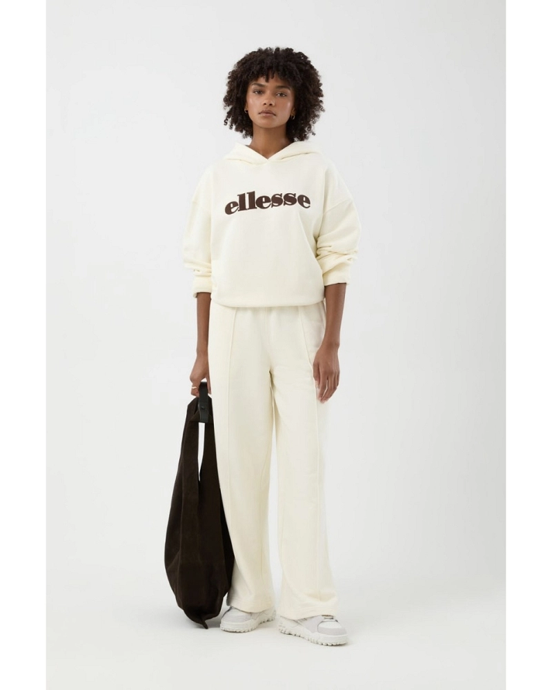 Sudadera Ellesse Mujer con Capucha Crema  Oversize