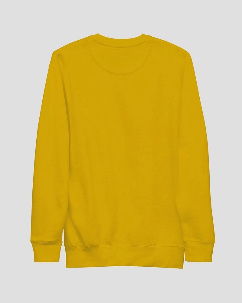 Sudadera The Backyard Crafted Vintage Amarilla Sudadera The Backyard Crafted Vintage Amarilla