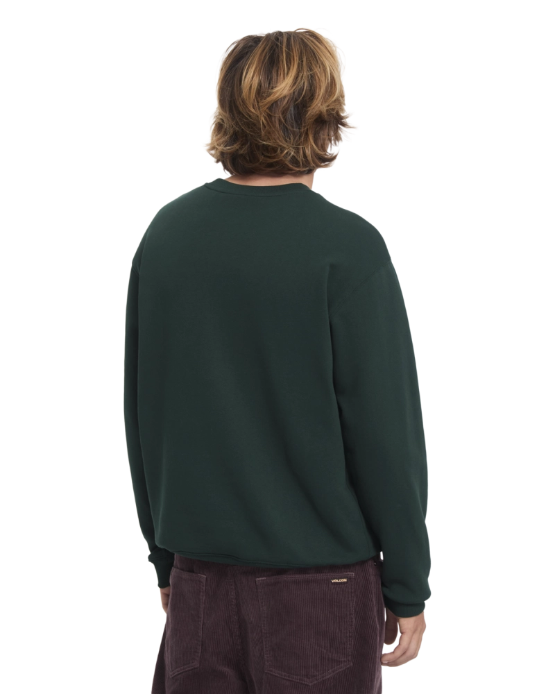 Sudadera Volcom Cuello Redondo Estampado Win Some, Lose Some - Verde Bosque