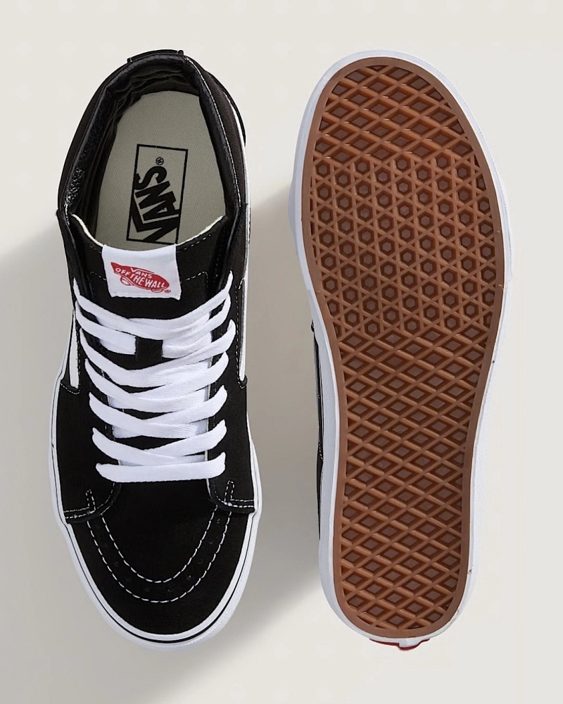 Vans Sk8-Hi Classic – Negro/Blanco (Black/White)